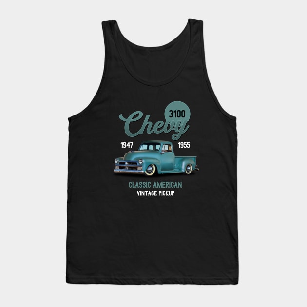 Chevy 3100 Tank Top by hardtbonez